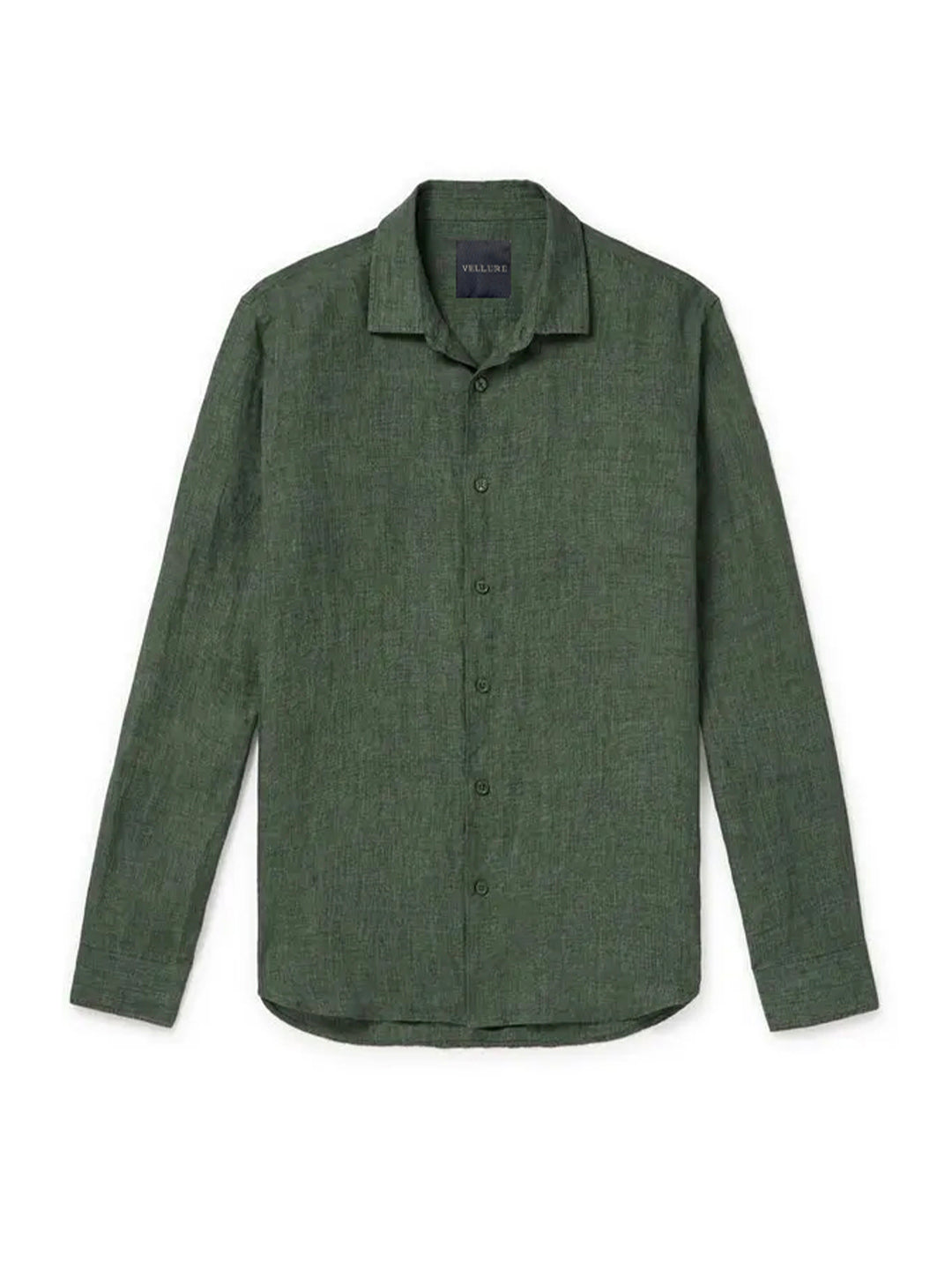 100% Linen Soft Touch Olivewood Shirt