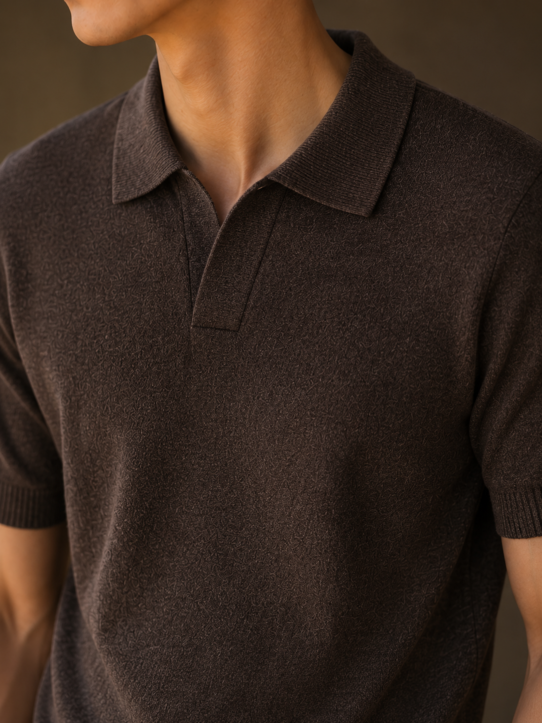 The Heirloom Leisure Polo in Espresso Brown
