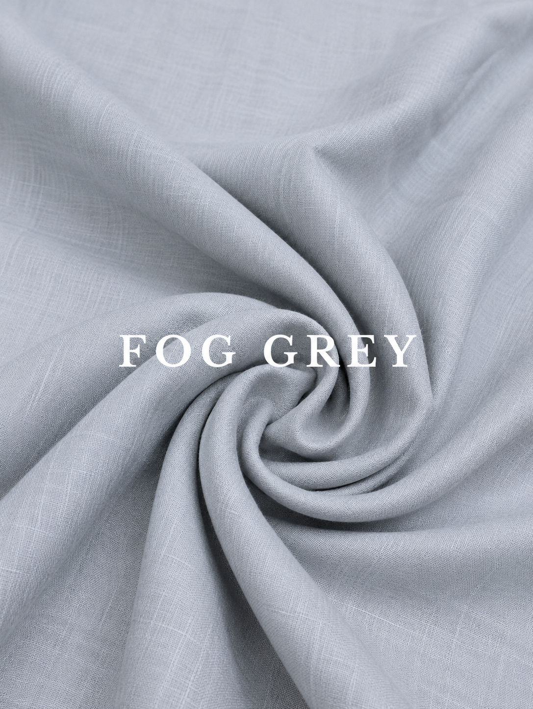 VELLURE Soft Touch Linen | Pure 60s Lea | Fog Grey