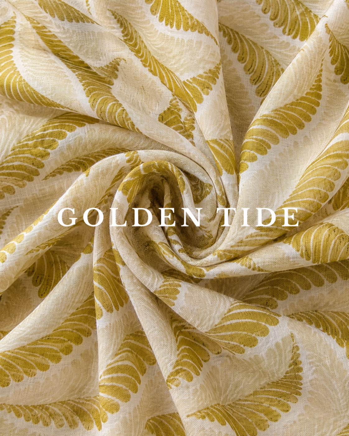 VELLURE Soft Touch Linen | Pure 60s Lea | Golden Tide
