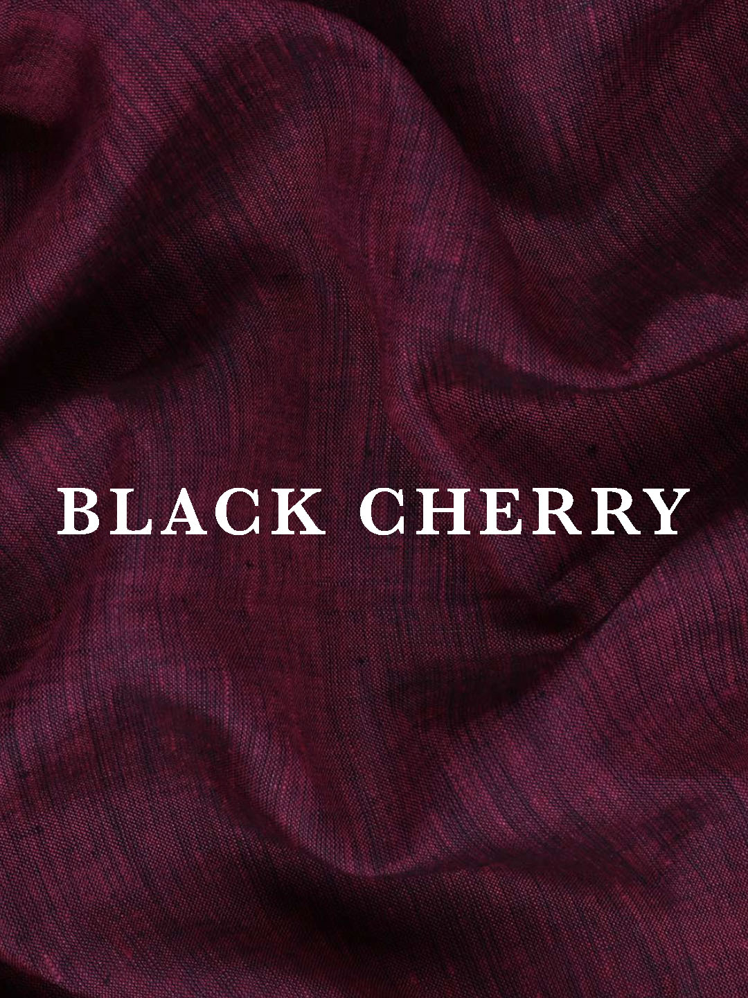 VELLURE Soft Touch Linen | Pure 60s Lea | Black Cherry