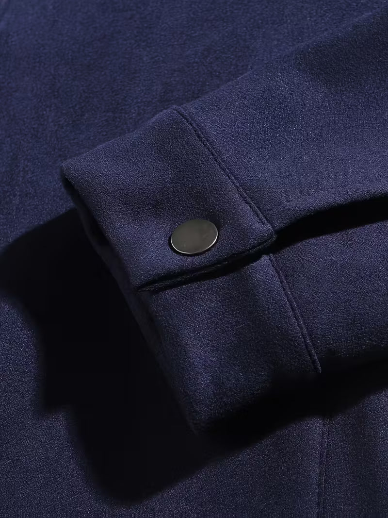 Monaco Night Suede Bomber Jacket