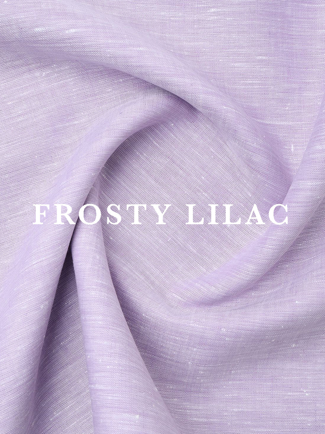 100% Linen Soft Touch Frosty Lilac