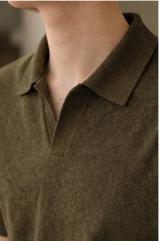 The Heirloom Leisure Polo in Olive Green