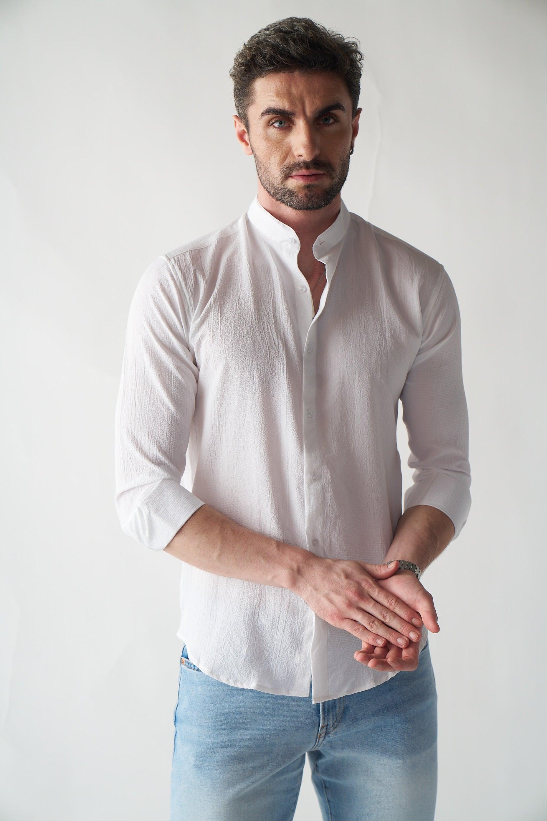 Ripple Button Up Shirt