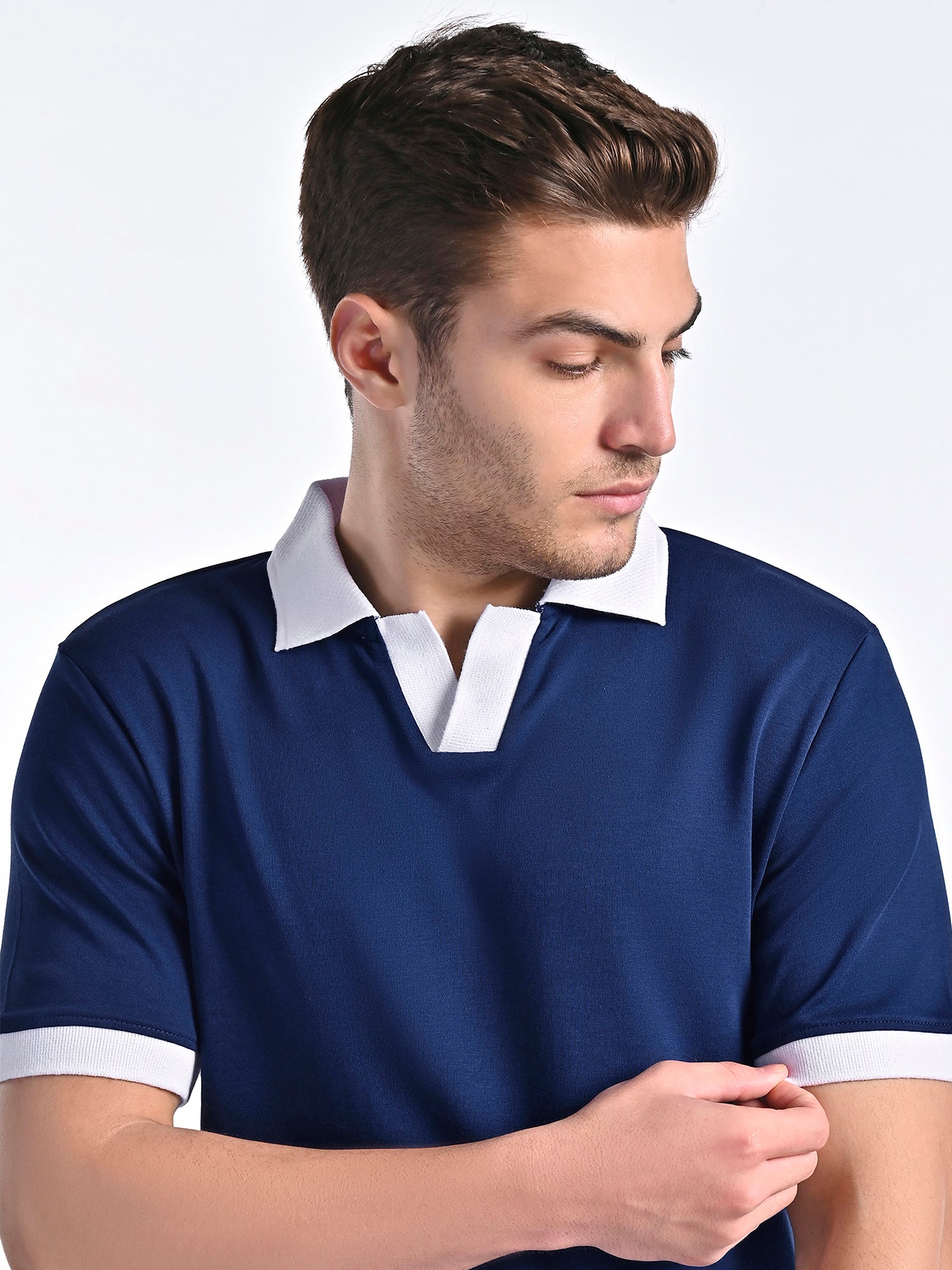 Nautical Crest Polo with contrast trims