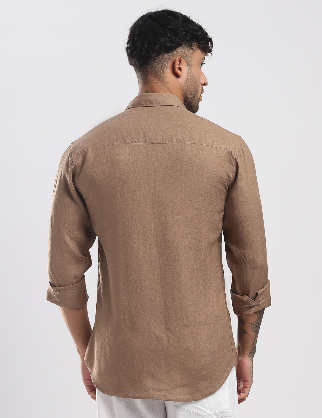 100% Linen Soft Touch Coco Mousse shirt