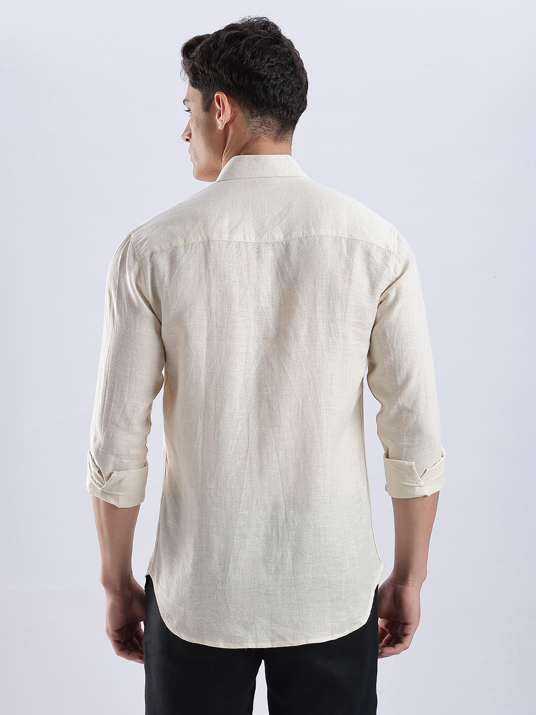 100% Linen Soft Touch Frosty Sandstone