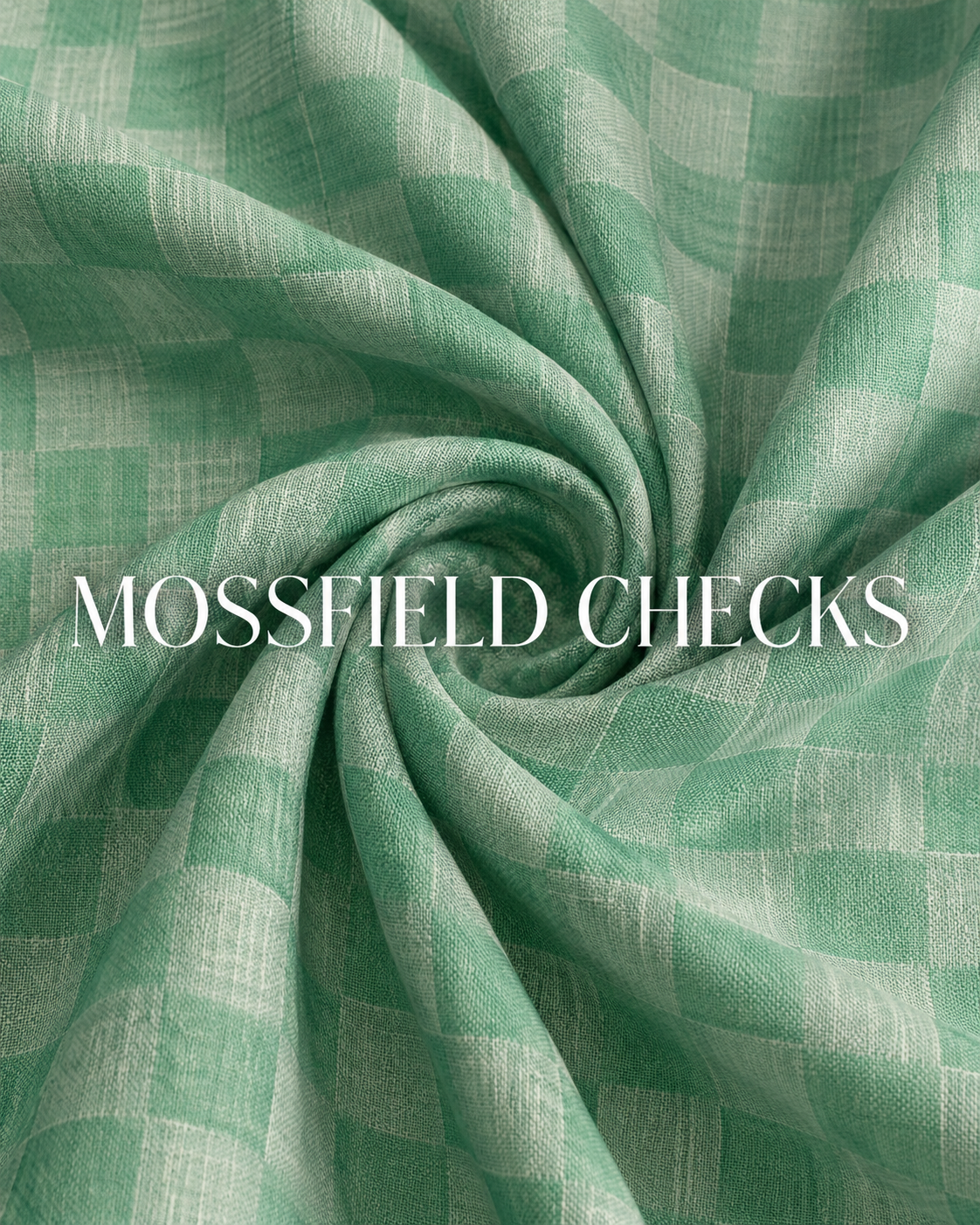 VELLURE Soft Touch Linen | Pure 60s Lea | Mossfield Checks
