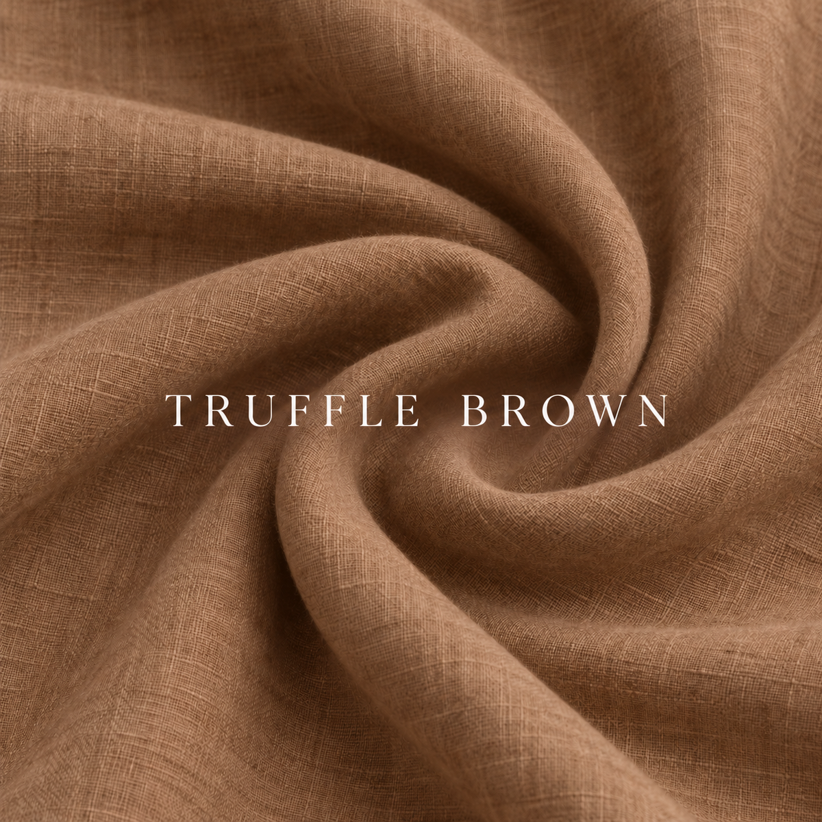 VELLURE Soft Touch Linen | Pure 60s Lea | Truffle Brown