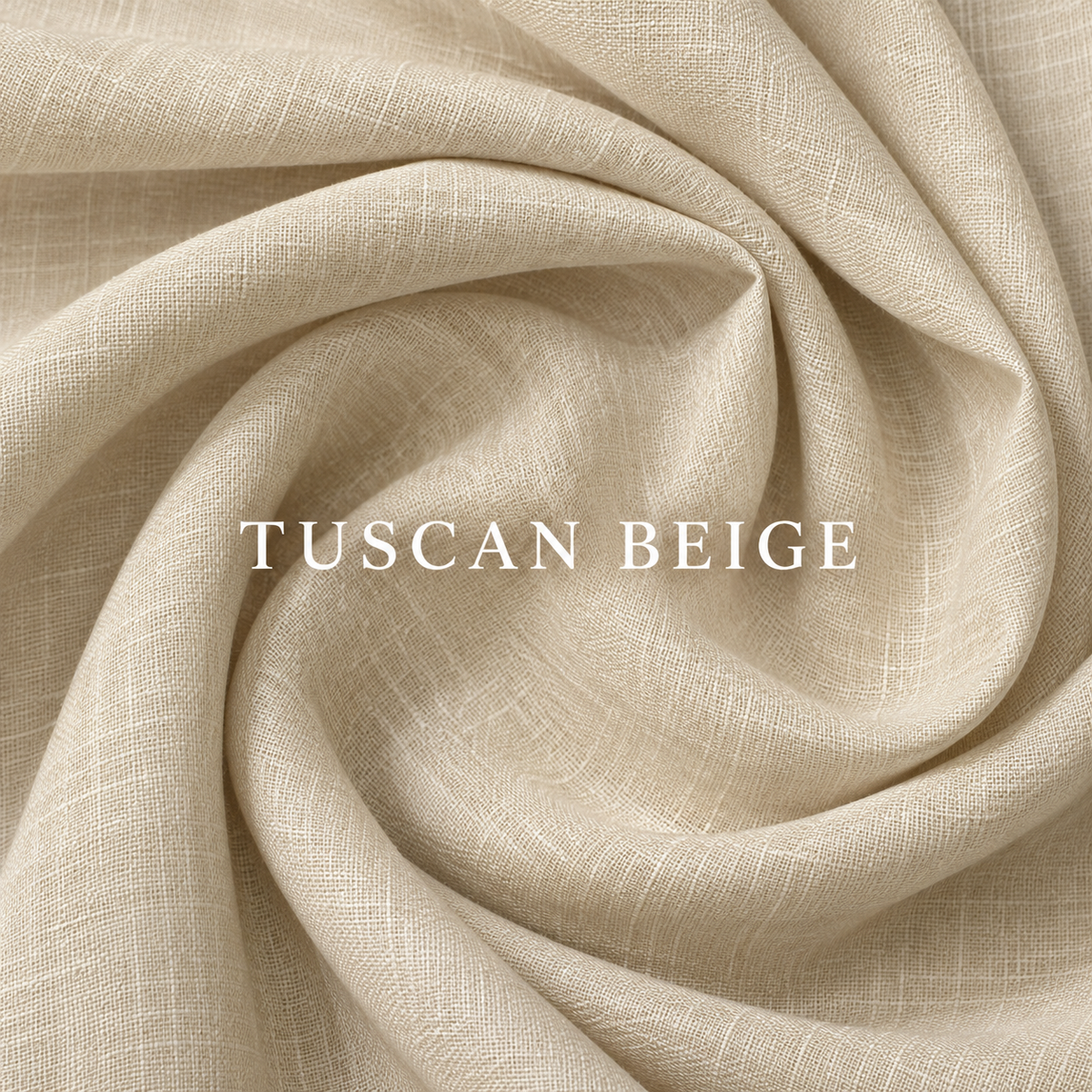 VELLURE Dense-Weave Soft Touch Linen | Pure 40s Lea | Tuscan Beige