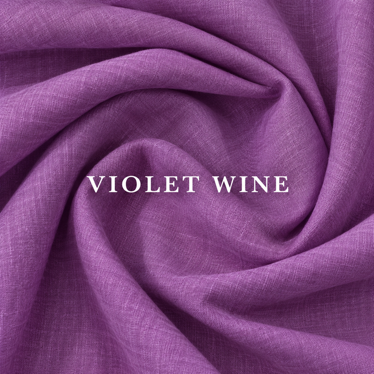 VELLURE Soft Touch Linen | Pure 60s Lea | Violet Wine