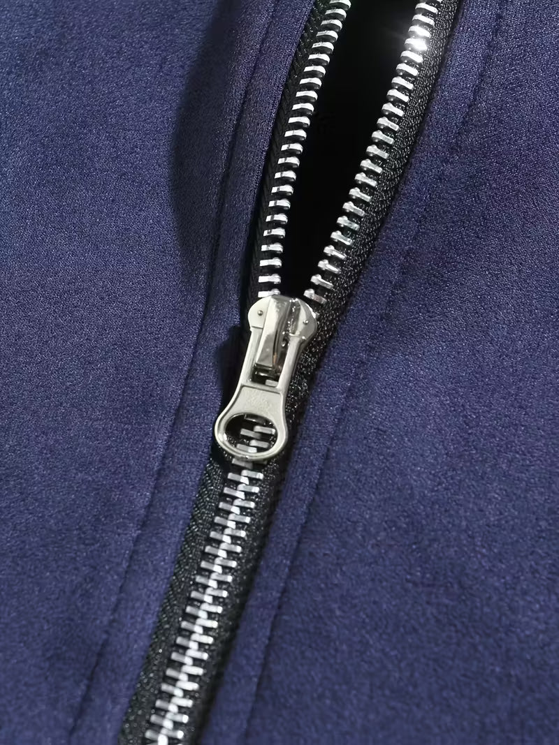 Monaco Night Suede Bomber Jacket