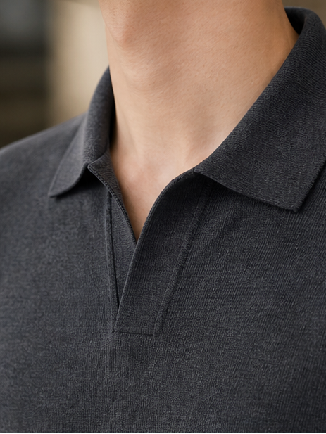 The Heirloom Leisure Polo in Ash Grey