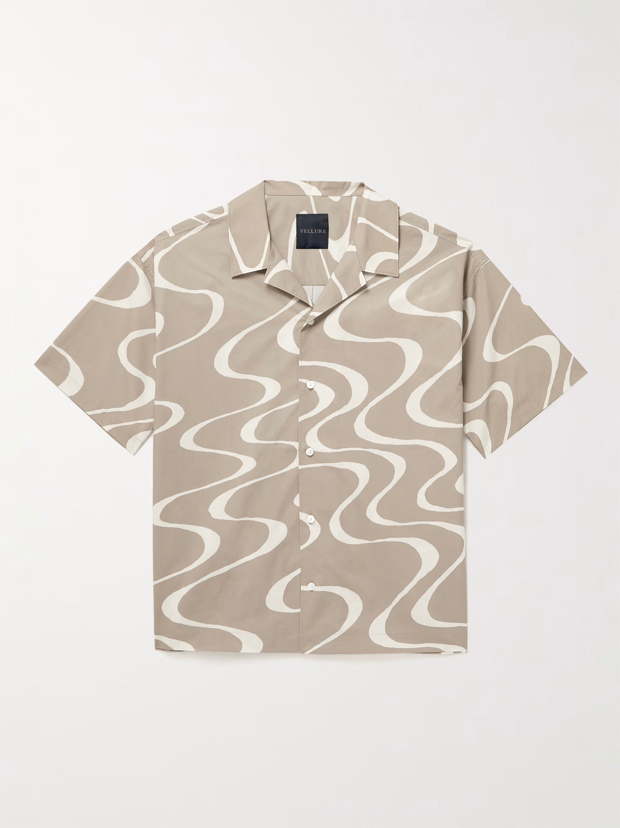 Sand Dunes Organic Cotton Camp Collar Shirt